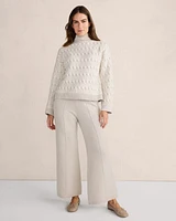 Organic Cotton Jacquard Sweater