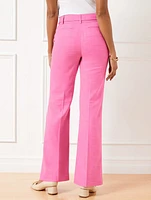 Flare Leg Twill Pants