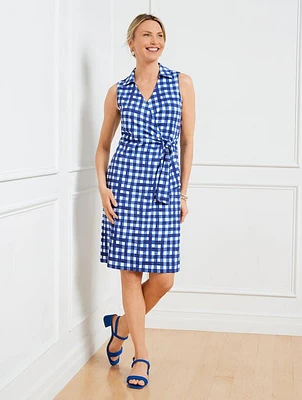 Effortless Jersey Kelley Dress - Gingham