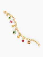 Holiday Whimsy Charm Bracelet