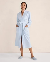 Organic Cotton Jersey Heather Robe