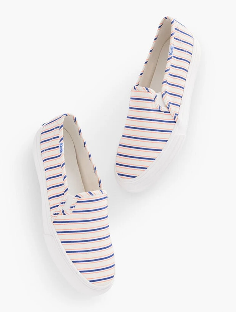 Keds® Double Decker Slip-On Canvas Sneakers