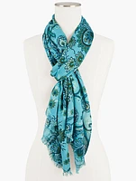 Imperial Floral Oblong Scarf