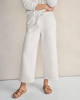 Organic Cotton Lofty Terry Wide Leg Pants