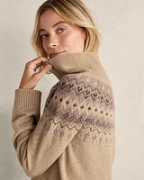 Organic Cotton Blend Fairisle Sweater