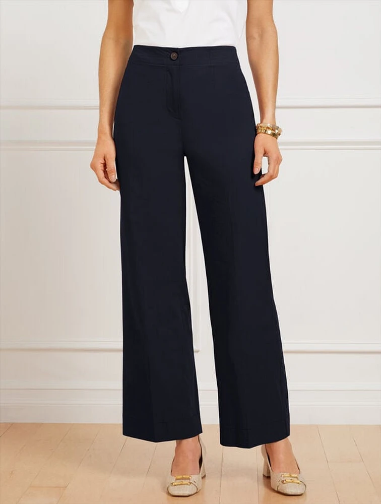 Wide Ankle Fresh Poplin Pants