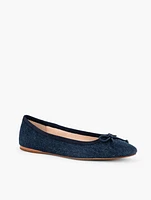 Blaine Soft Sole Denim Ballet Flats