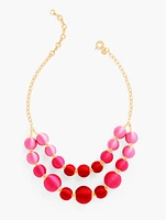 Bright Thread Wrap Necklace