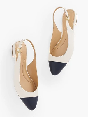 Edison Nappa Slingback Flats