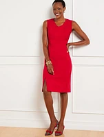 Luxe Double Cloth Sheath Dress