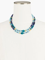 Mixed Bead Convertible Necklace 