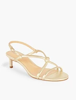 Elena Knot Leather Sandals