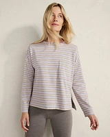 Organic Cotton Jersey Striped Pocket Tee