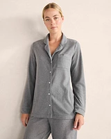 Marled Knit Pajama Set