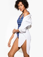 Miraclesuit® Crinkle Gauze Beach Shirt