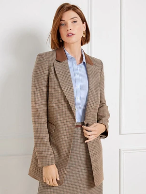 Relaxed 90s Blazer - Autumn Check