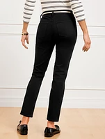 Slim Ankle Jeans - Black Curvy Fit