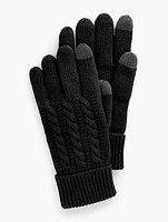 Soft Cable Knit Gloves