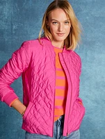 Quilted Bomber Jacket