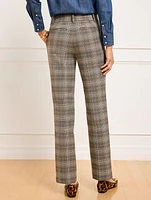 Talbots Southampton Straight Leg Pants - Glen Plaid