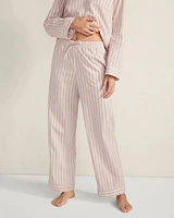 Organic Cotton Poplin Stripe Sleep Set