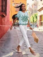 Slim Straight Ankle Jeans