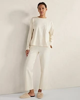 Organic Cotton Ottoman Rib Pants