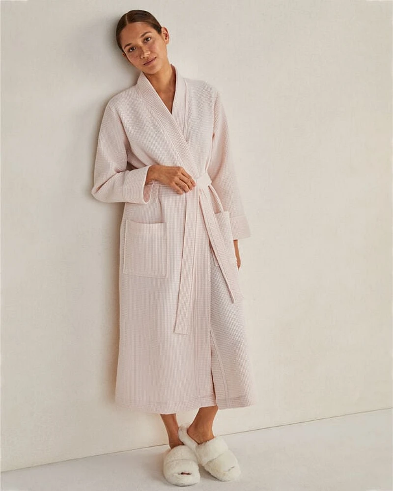 Organic Cotton Waffle Robe