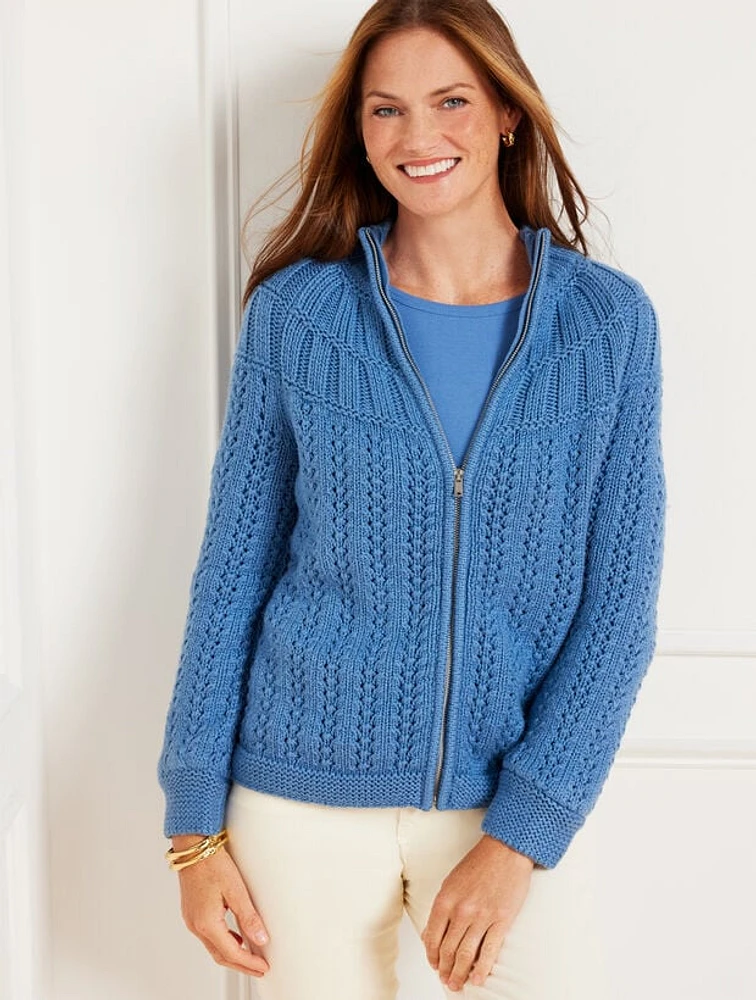 Mixed Stitch Cardigan