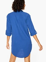 Aqua Club Gauze Shirt Cover-Up