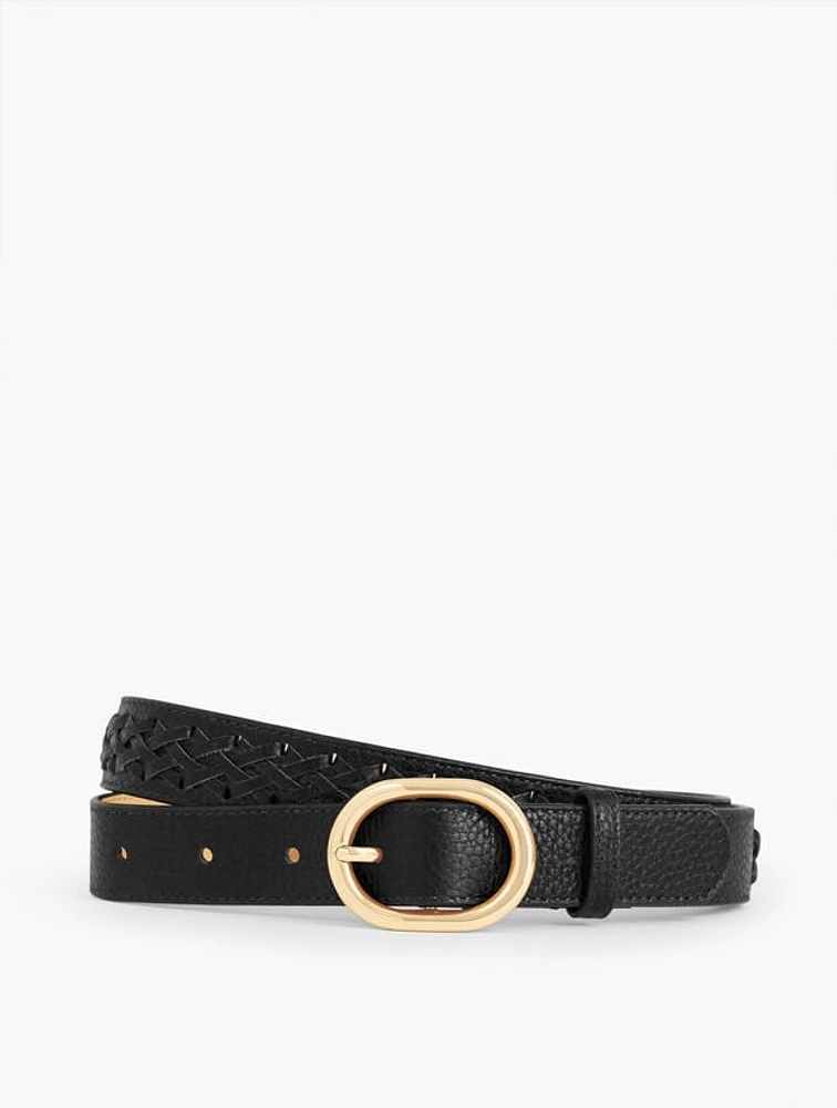 Braided Leather Belt