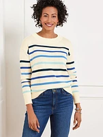 Crewneck Pullover - Multi Stripe