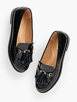 Laura Tassel Leather Loafers