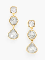 Mixed Crystal Drop Earring