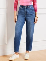 Relaxed Tapered Barrel Leg Jeans