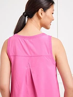 Lightweight Woven Stretch Tank