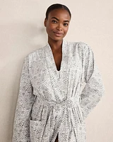 Organic Cotton Jersey Animal Dot Robe