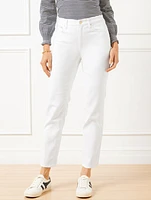 Slim Straight Ankle Jeans