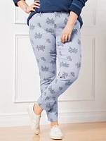 Slim Ankle Jeans - Floral Bunches