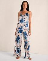 Washable Silk Brushed Floral Pajama Pants