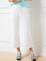 Towel Terry Wide Leg Pants