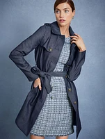 Denim Trench Coat