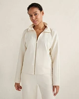 Organic Cotton Ottoman Rib Jacket