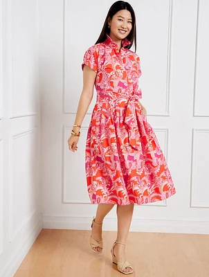 The Sutton Shirtdress - Charming Floral