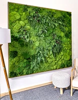 Oversized Preserved Living Wall 68" x 68"