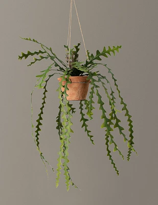 Faux Hanging Ric Rac Cactus