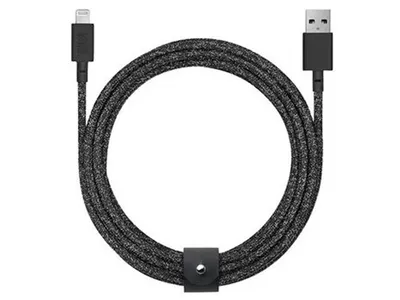 Câble USB vers Ligntning de 10 pi BELTKVLCSBLK3 de Native Union - noir