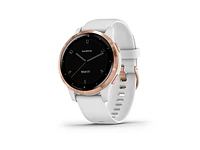 Garmin vivoactive 4S GPS Smartwatch & Fitness Tracker - Small/Medium - White/Rose Gold