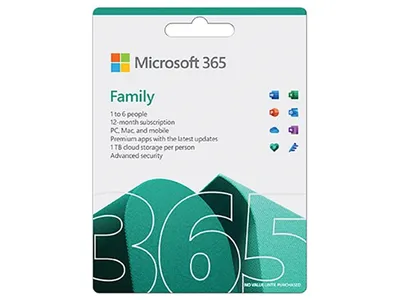 Microsoft 365 Famille 2021 (PC/Mac) - 6 utilisateur