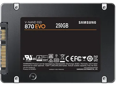 Disque dur SSD interne SATA III 2,5 po Go 870 Evo de Samsung